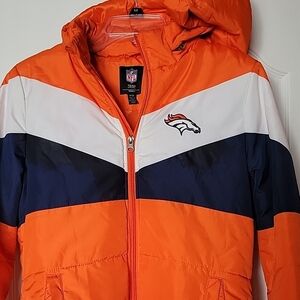 NFL Denver Broncos Jacket - Orange, White, Navy